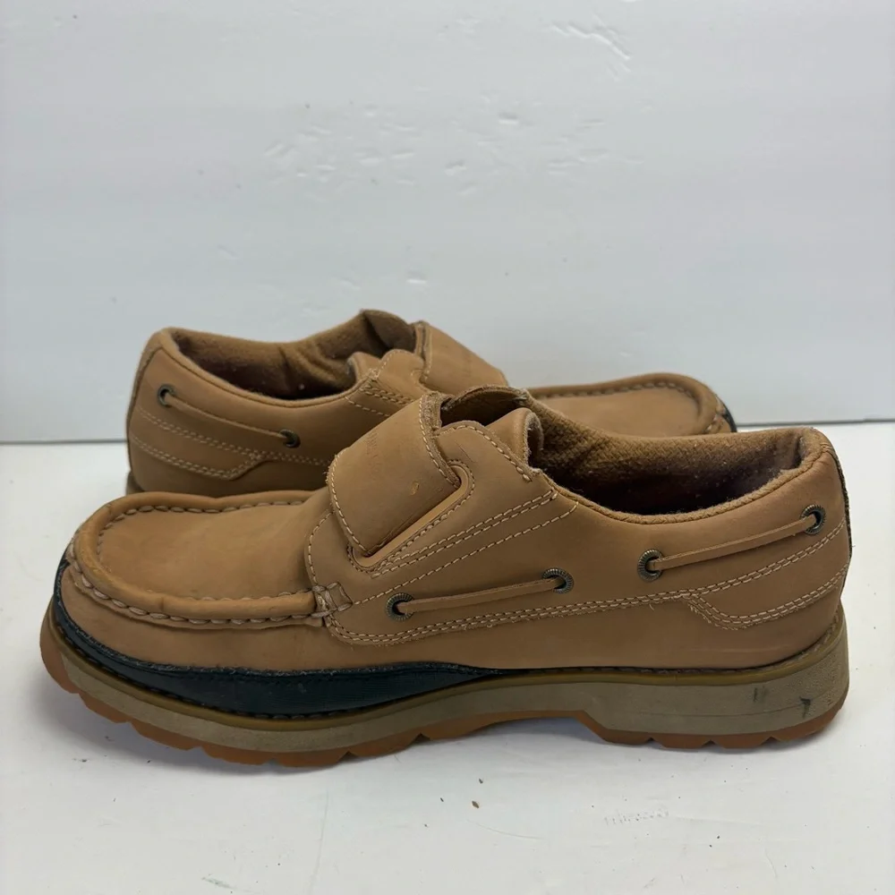 Polo Ralph Lauren Tan Loafers with Moccasin Stitching Men’s size 10.5 D Leather - Picture 7 of 13